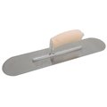 Marshalltown 16 x 3 in. Pool Trowel Stainless Steel - Wood Handle 15301